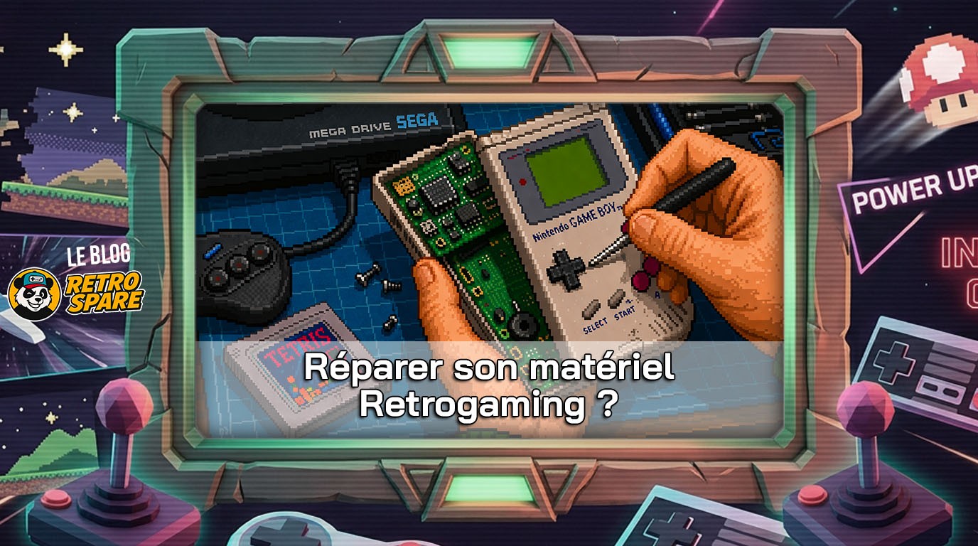Réparation retrogaming : prolongez la vie de vos consoles rétro plutôt que de les remplacer !